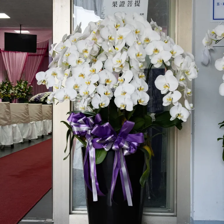 喪禮蘭花C 榛馨花藝版權所有