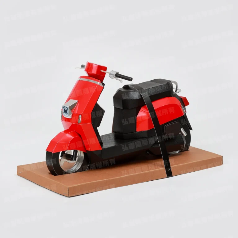 紙紮CUXI機車(紅) 1